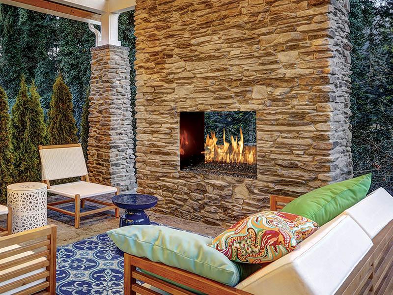 4024 Outdoor Linear Gas Fireplaces