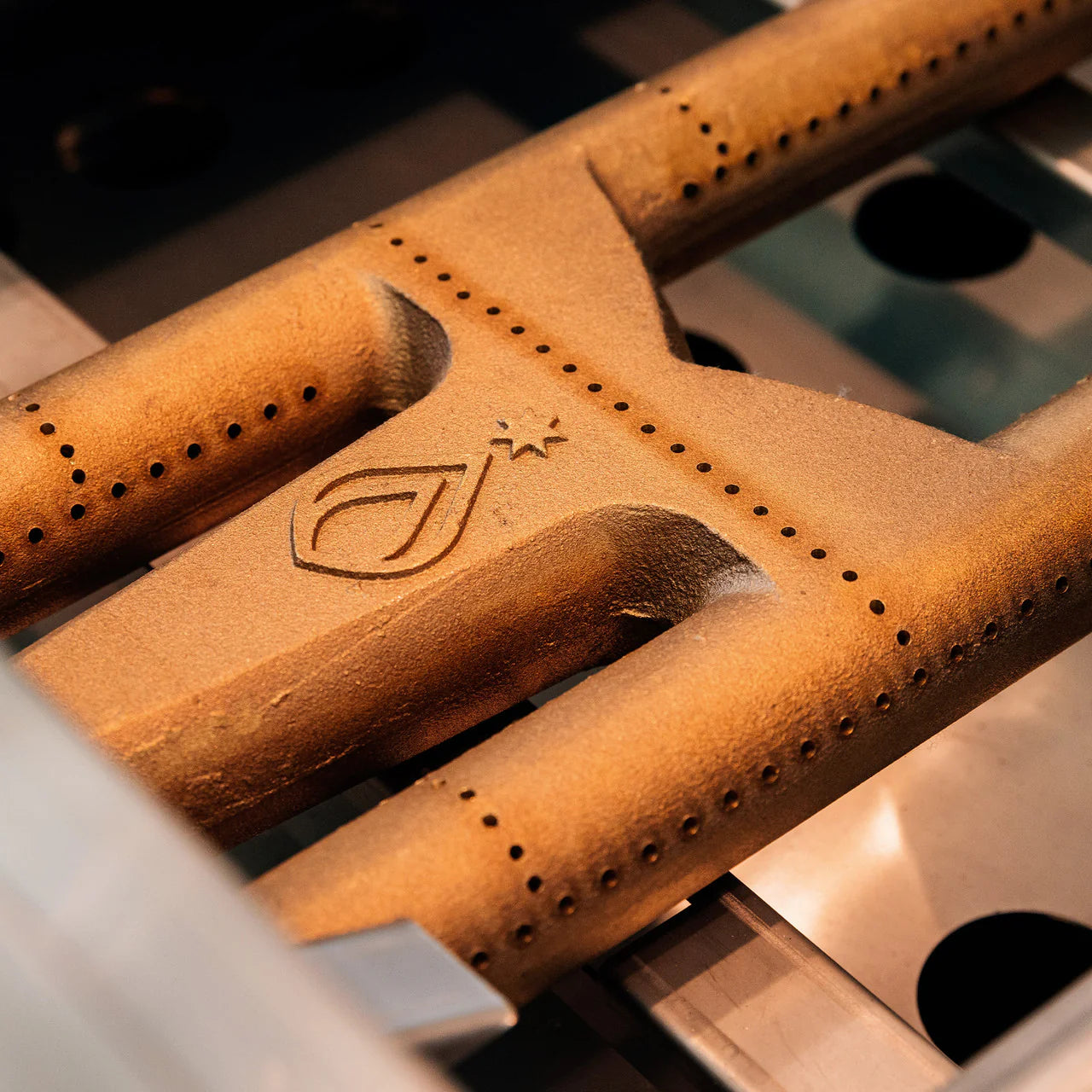 American Made Grills - Estate Red Brass Burners
