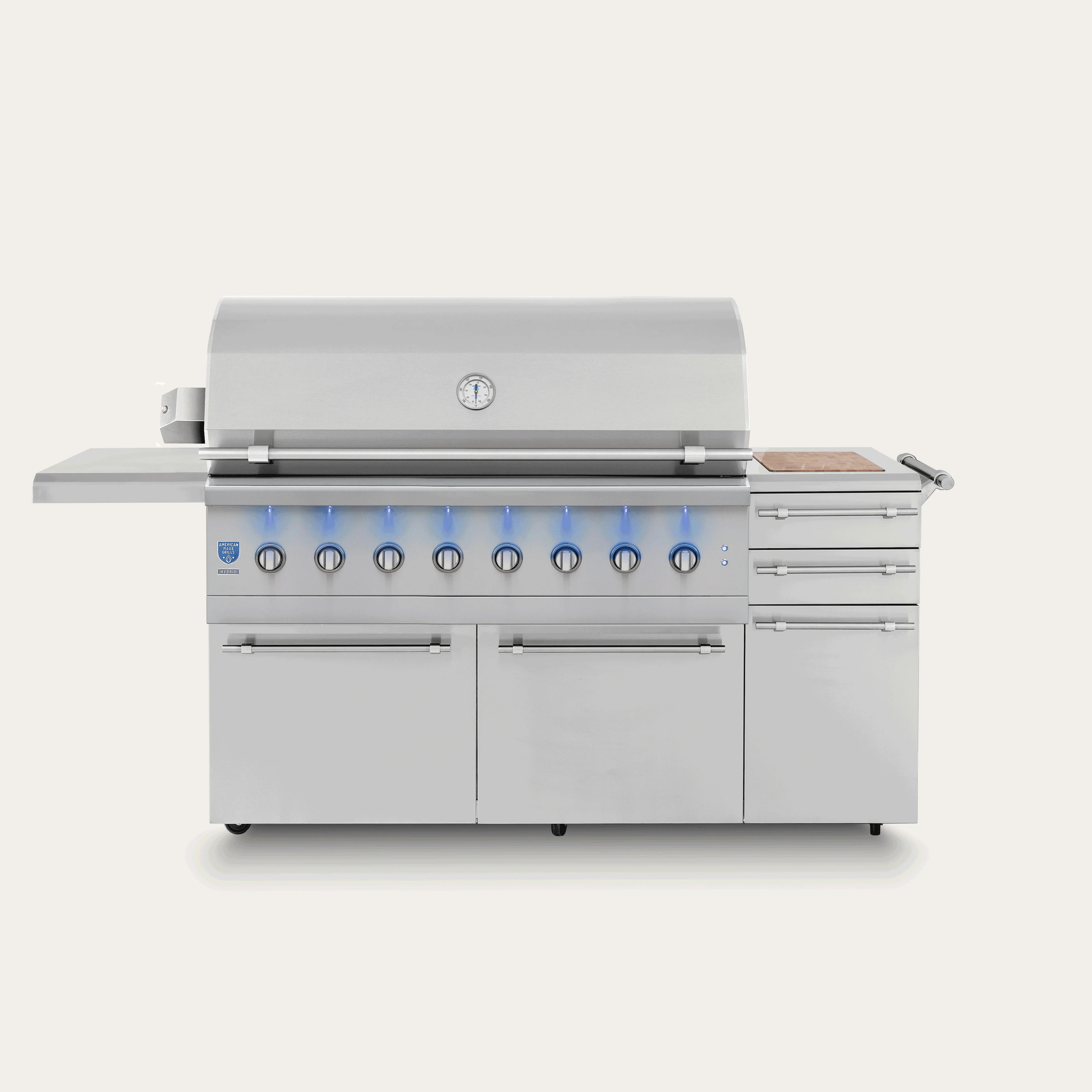 American Made Grills - Freestanding Encore Hybrid Build-In Grill
